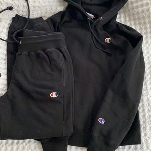 Matching Champion Hoodie & Sweatpants